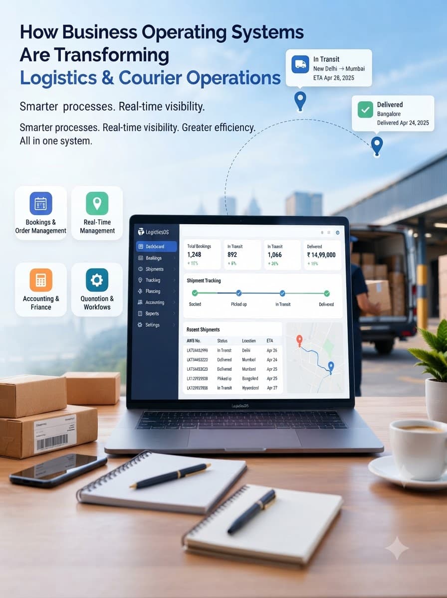 How Business Operating Systems Are Transforming Logistics & Courier Operations